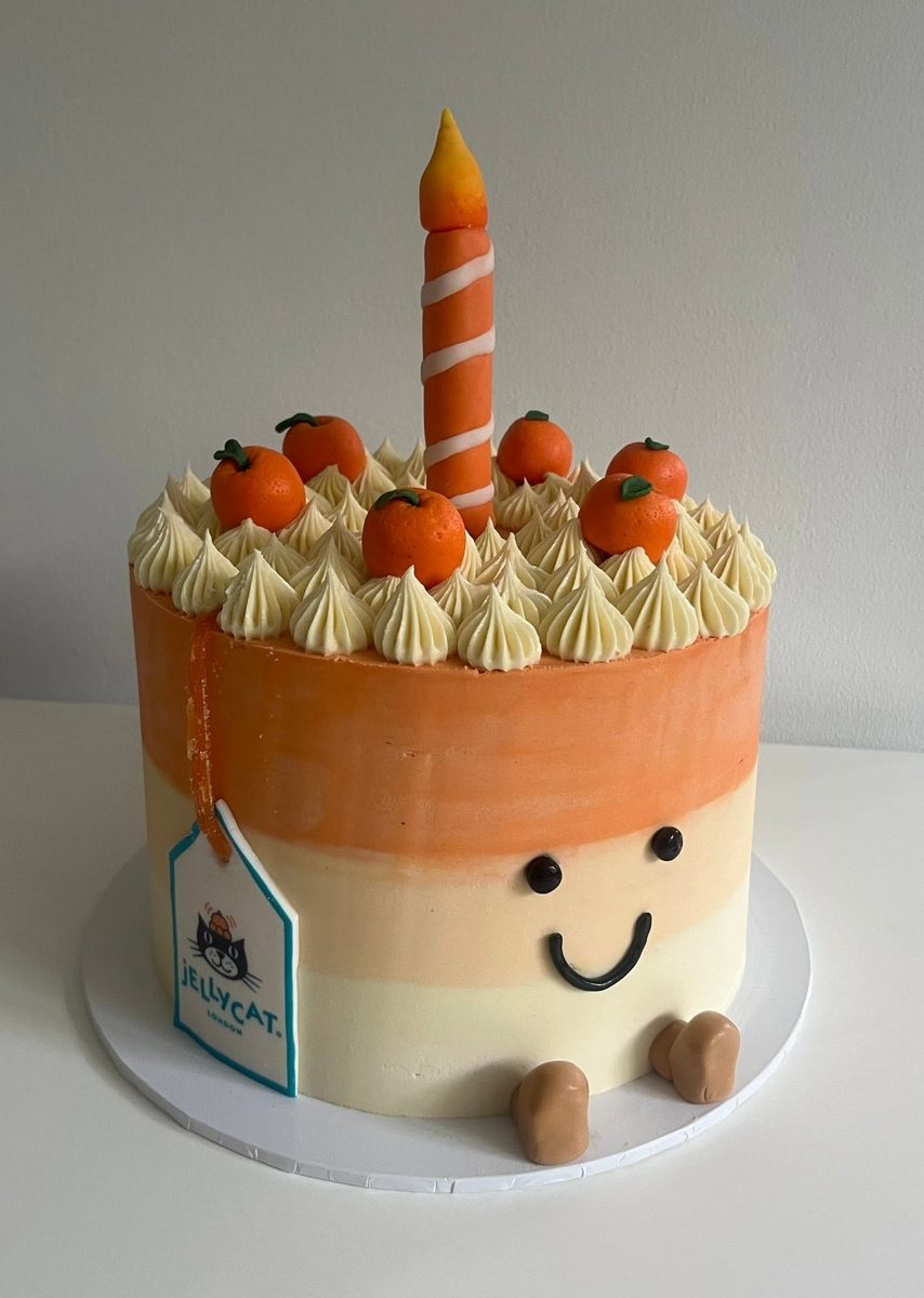 Jellycat themed celebration cake